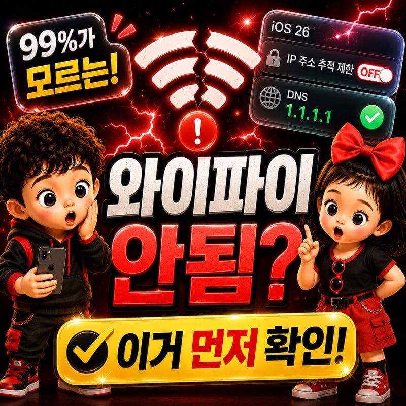 아이폰 와이파이 연결 안됨 해결! 99%가 모르는 설정 10가지