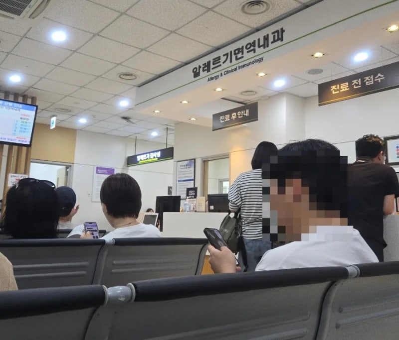 피부묘기증/알레르기 면역내과/알레르기 피부반응 검사/진료 후기