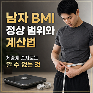 남자BMI 정상 범위와 계산법, 체중계 숫자로는 알 수 없는 것