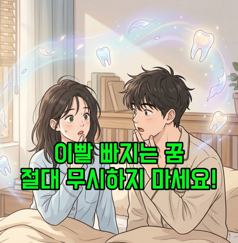 이빨 빠지는 꿈, 절대 꾸면 안 되는 충격 이유!