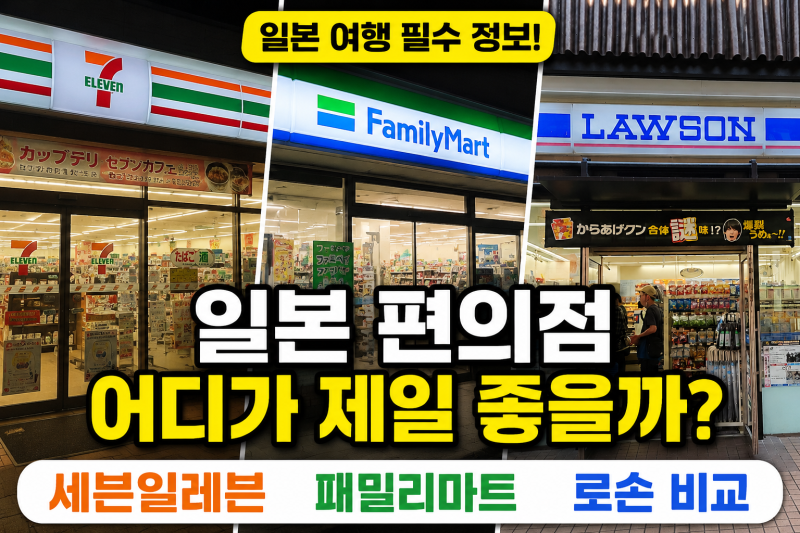 일본 편의점 추천 음식 TOP 10 | 로손·패밀리마트에서 꼭 먹어야 할 메뉴 2026