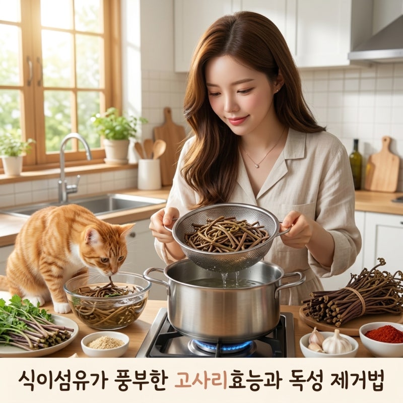 산에서 나는 소고기, 식이섬유가 풍부한 고사리효능과 독성 제거법