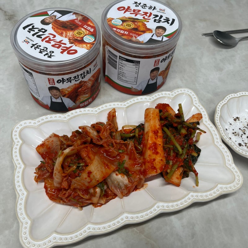 정준하김치 야무진김치 후기, 한입 크기로 간편한 맛있는김치