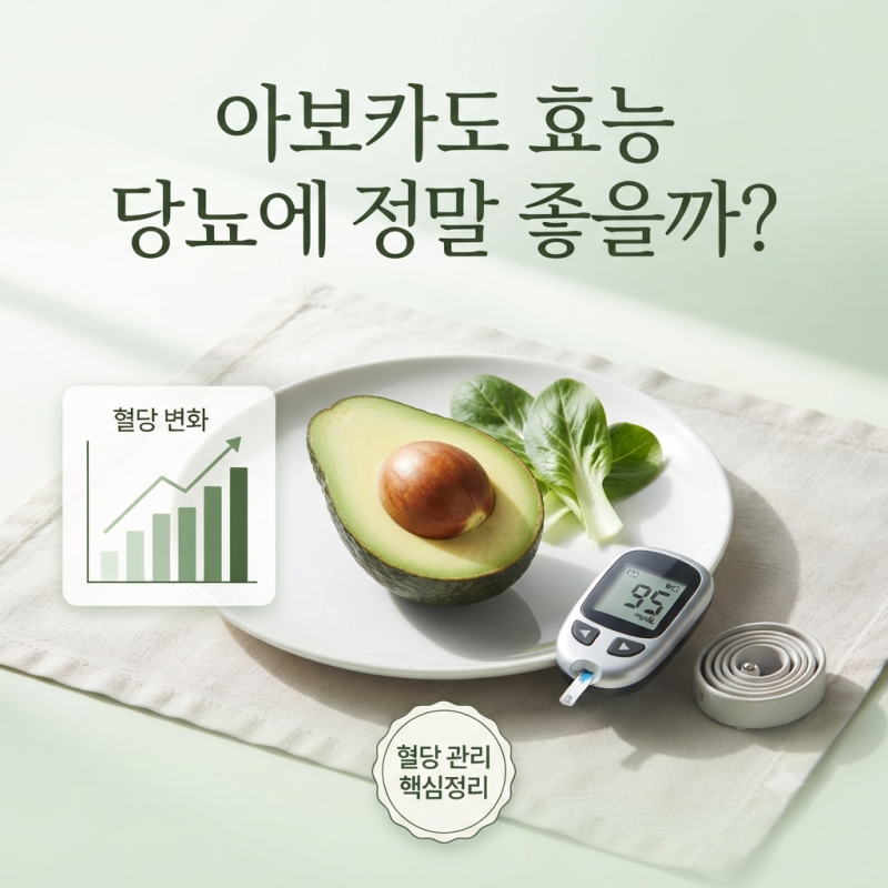 아보카도 효능 당뇨에 좋을까? 혈당 관리 섭취법과 주의사항