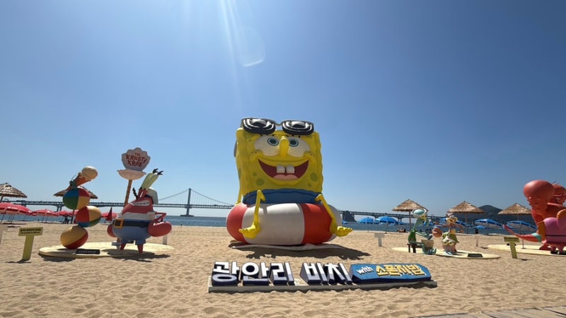 광안리해수욕장 with 스펀지밥 2026 여름축제 총정리! 부산에서 만나는 가장 귀여운 여름(2026.07....