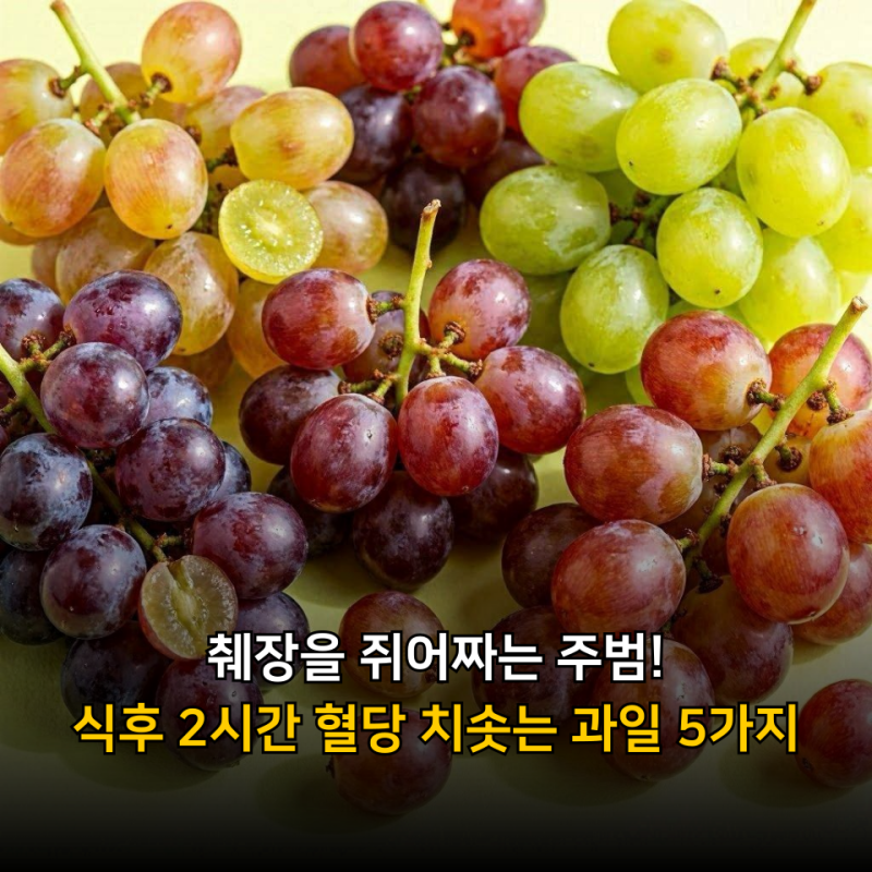췌장을 쥐어짜는 주범! 식후 2시간 혈당 치솟는 과일 5가지