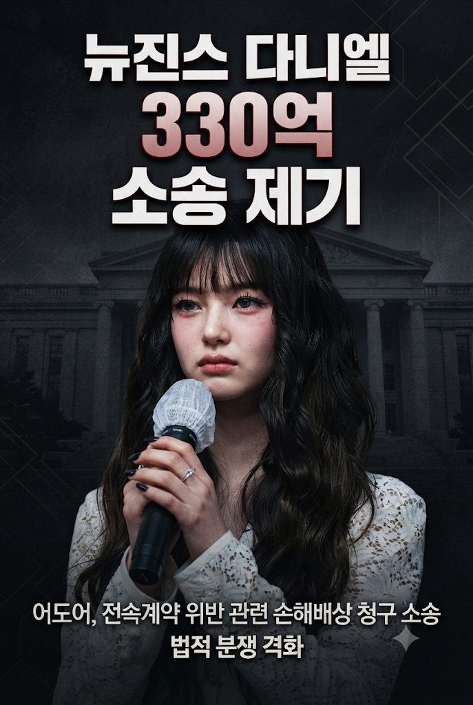 330억 원대 손해배상 소송 제기, 다니엘과 <b>어도어</b>의 법적 싸움