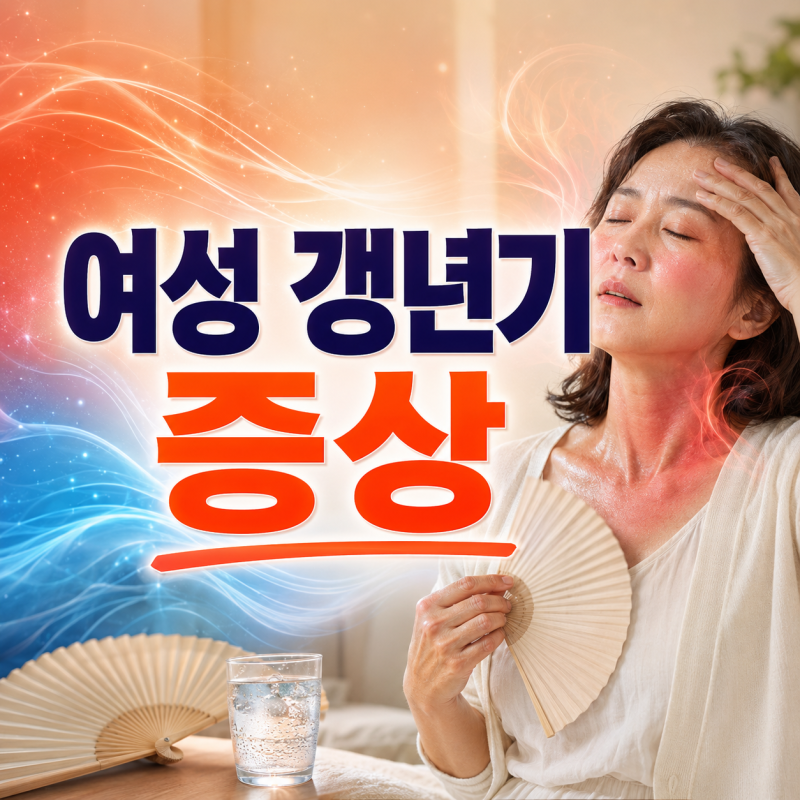 여성 갱년기 초기증상 10가지, 대처법과 추천 영양제 성분은?