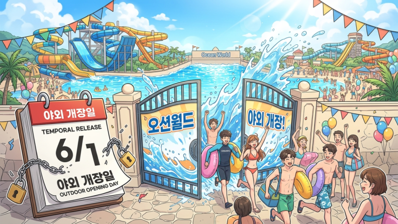 2026 오션월드 야외 개장일 날짜 총정리 및 이용 꿀팁