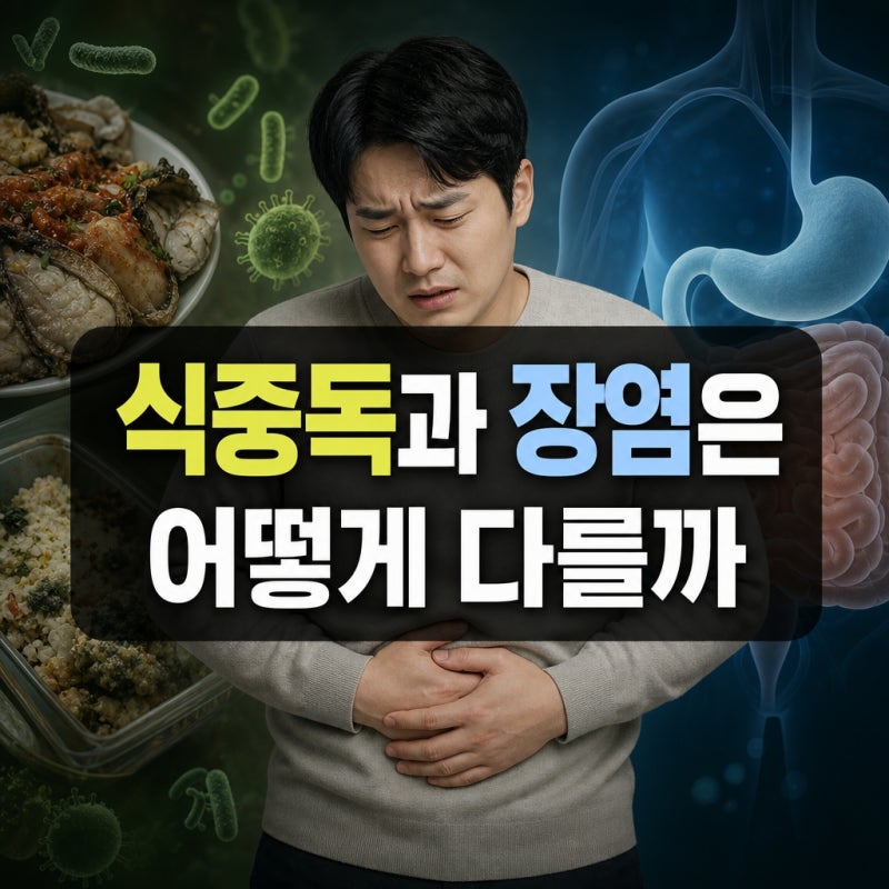 식중독과 장염은 어떻게 다를까