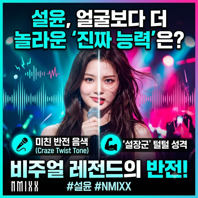 엔믹스 설윤, 얼굴보다 늦게 보이는 진짜 강점