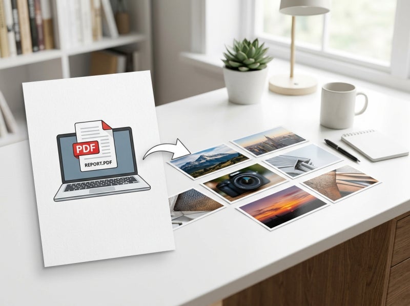 PDF JPG 변환 프로그램 없이 무료로 하는 방법