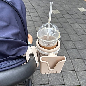 유모차 컵홀더 내돈내산 2구 커피 거치대, 부가부 버터플라이 2