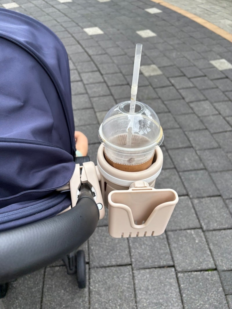 유모차 컵홀더 내돈내산 2구 커피 거치대, 부가부 버터플라이 2