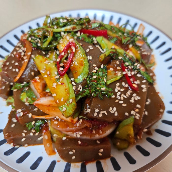 [도토리묵요리] 도토리묵 야채무침 황금레시피