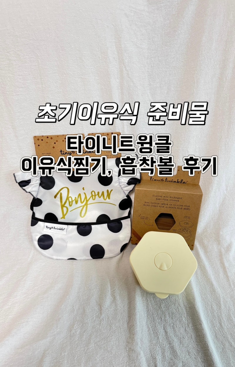 초기이유식준비물 추천 타이니트윙클 찜기, 흡착볼 사용 후기
