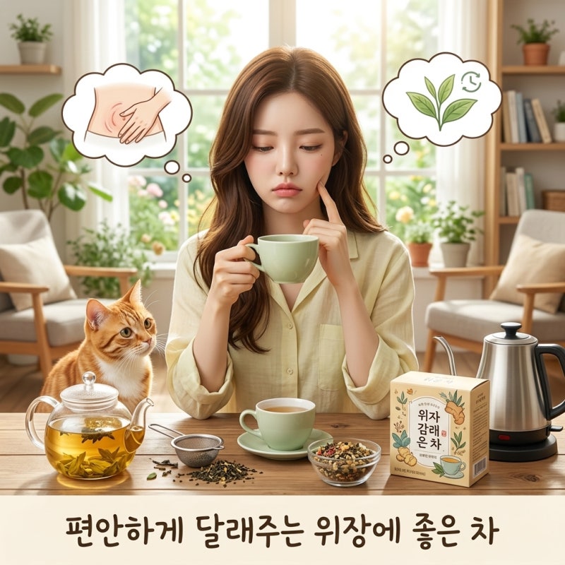 속 쓰릴 때 따뜻하게 한 잔, 편안하게 달래주는 위장에 좋은 차