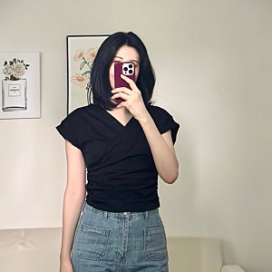 7월 출근룩: 셔링랩 티셔츠 한장으로 출근룩부터 하객룩까지! (feat. 피칸)