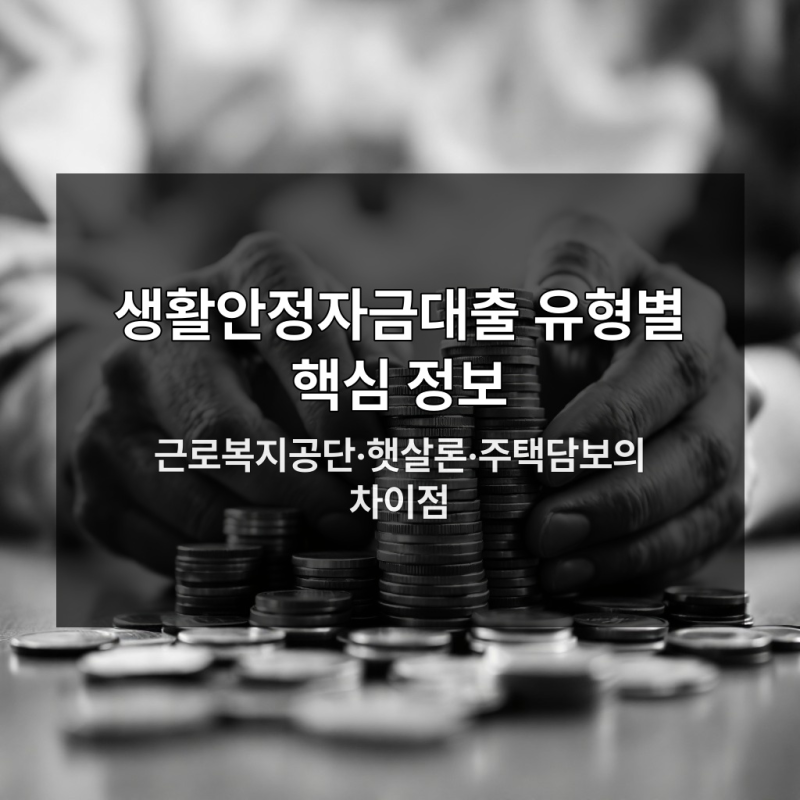 근로자·저신용자 필독 2026년 맞춤 대출 선택법