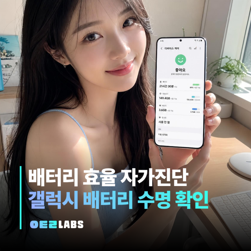 갤럭시 배터리 수명 확인 방법, 자가진단으로 5분이면 끝납니다