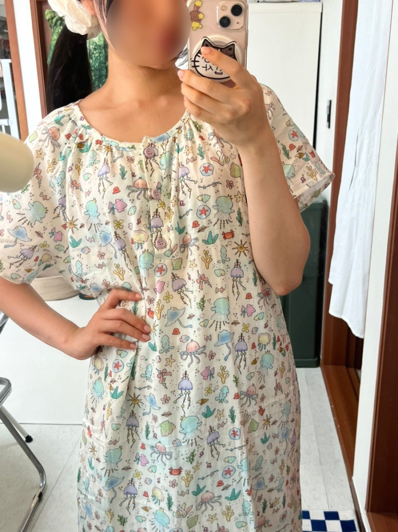 리틀슬로스 여름 파자마 두벌 자랑합니다 세트와 원피스잠옷 후기