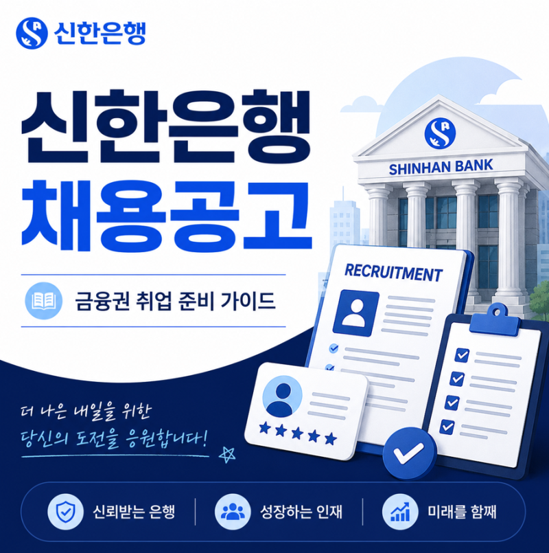 신한은행 채용공고 금융권 취업 준비 가이드