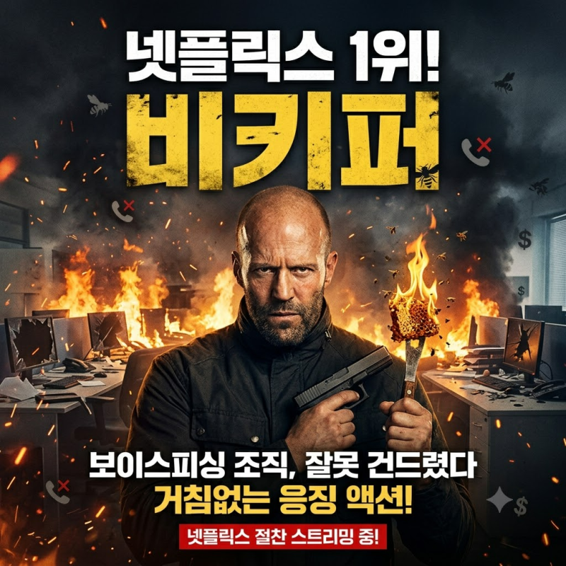 넷플릭스 비키퍼, 왜 뒤늦게 1위였나