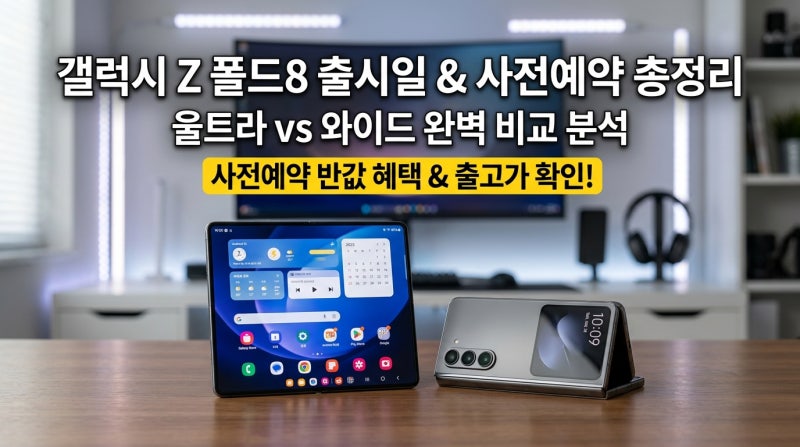 갤럭시폴드8 출시일 사전예약 가격 총정리! 울트라 와이드 고민된다면