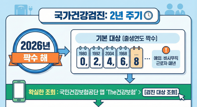 건강검진 대상자 조회, 국민건강보험공단에서 간편하게 확인하고 검진받으세요!