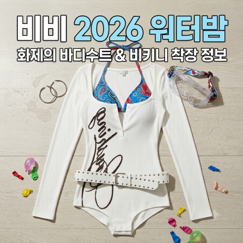 비비 워터밤 패션 바디수트 슈트 수영복 비키니 제품 옷 정보