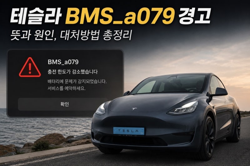 테슬라 BMS_a079 경고와 배터리 교체 총정리
