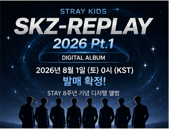 스트레이 키즈 SKZ-REPLAY 2026 Pt.1 발매일, STAYweeK 스테이 8주년 일정