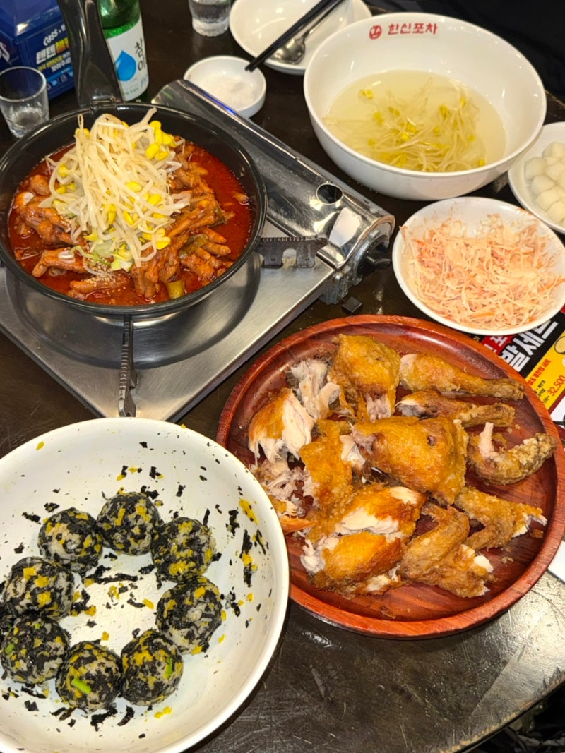 복날음식 삼계탕? 요즘은 한신포차 국물닭발 & 한신통닭 먹으러 갑니다 (+길동 맛집)