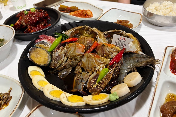 [여수 애견동반 맛집 추천] 여수 간장게장은 명동게장! l 넓은 홀과 애견동반 가능, 게장 리필....