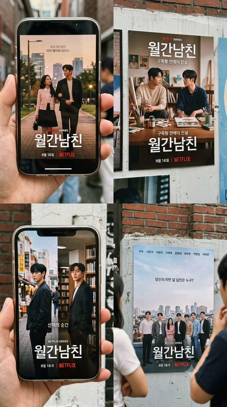 [문화] 월간남친 할래? 지수가 구독하고 서인국이 플러팅 하는 설렘 폭발 주의보 넷플릭스 서....