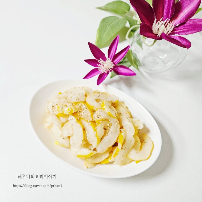 참외장아찌 무침 일주일 밑반찬 만들기 여름 반찬 레시피