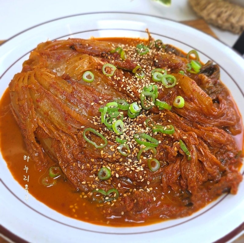 이영자 들기름 김치찜 레시피 김치 반포기 넣었더니 밥 2공기 부르는 묵은지 김치찜