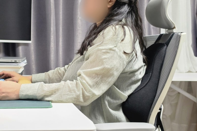 오래 앉아도 잘 버티게 해주는 사무실 꿀템, 베네폼 허리소프트 고밀도 의자허리쿠션