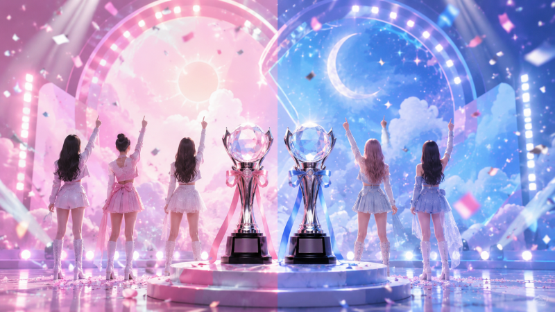 리센느 음악중심·인기가요 1위, Pretty Girl과 LOVE ATTACK이 만든 주말 2관왕