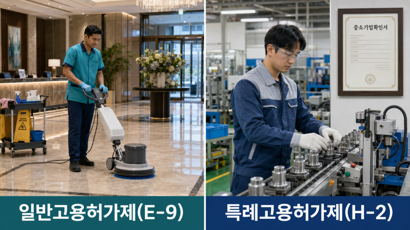 외국인근로자 채용 전 확인해야 할 체류자격