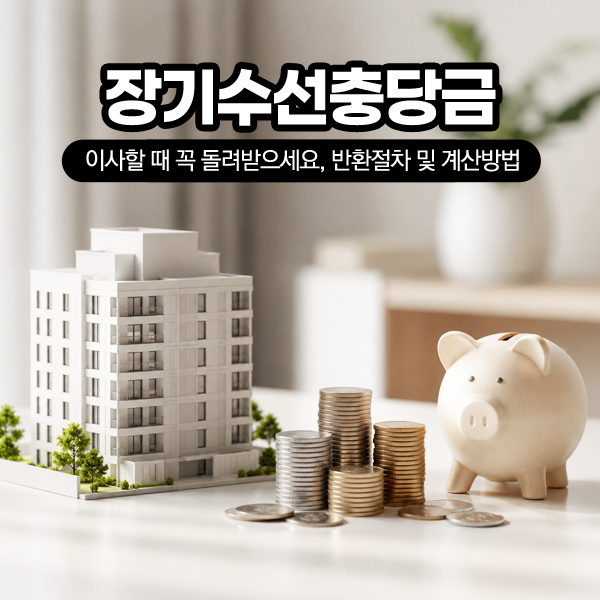 이사할 때 장기수선충당금 꼭 돌려받으세요, 반환 절차부터 계산 방법까지
