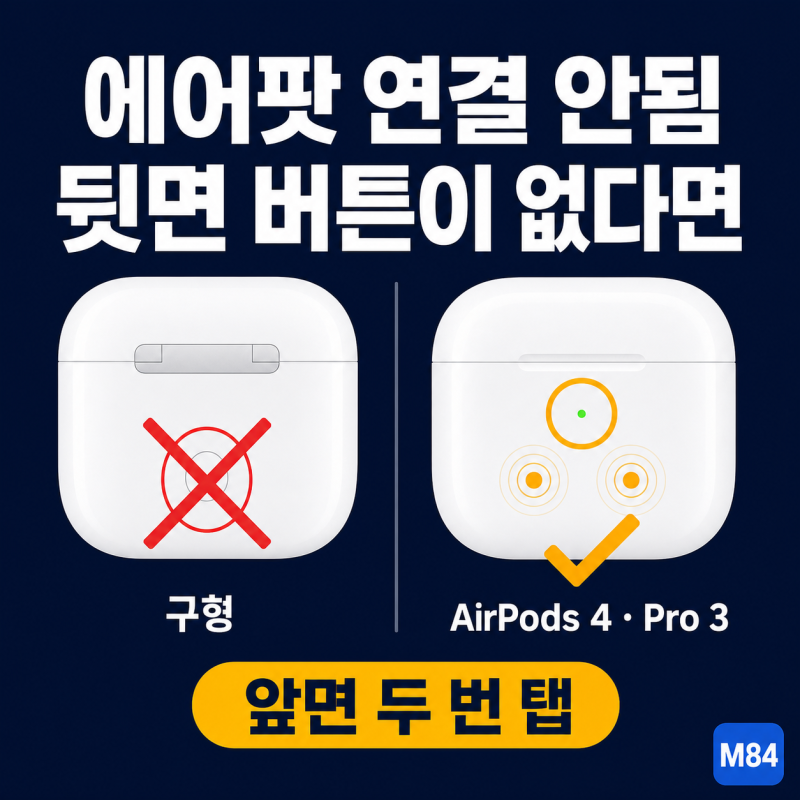 에어팟 연결 안됨, 4세대와 프로 3는 뒷면 버튼이 없습니다 — 모델별 해결 순서