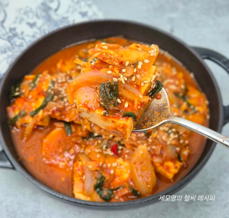 두부조림 레시피 매콤 감자 두부조림 양념장 두부 반찬