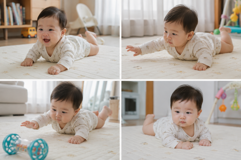 배밀이 언제부터 시작할까? 배밀이 시기부터 연습, 장난감까지 한번에 정리