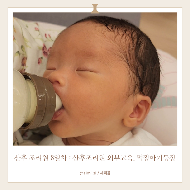 [출산기록] 출산 14일차 / 창원 모란 산후조리원 8일차