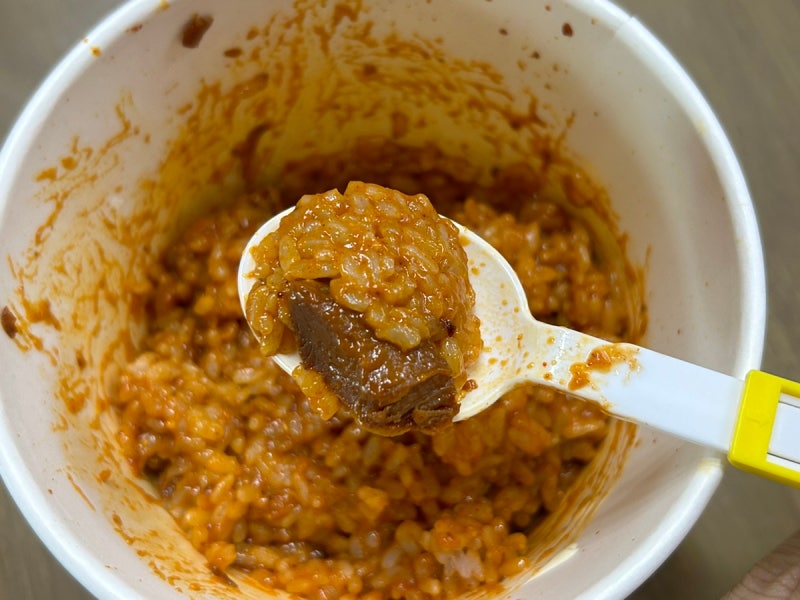 오뚜기 신상 고단백 컵밥 추천 : 치즈불닭마요덮밥