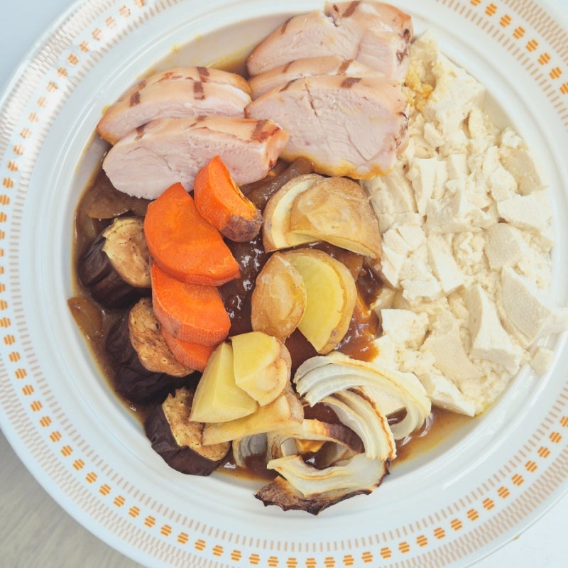 [오늘의 반찬] 에어프라이어 구운야채 카레 만들기 냉털 요리 추천