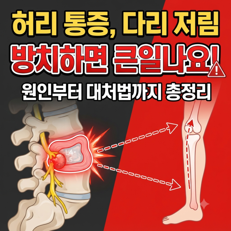 허리디스크 원인과 초기증상 방치하면 큰일나요? 꼭 알아야 할 치료법과 대처법 총정리