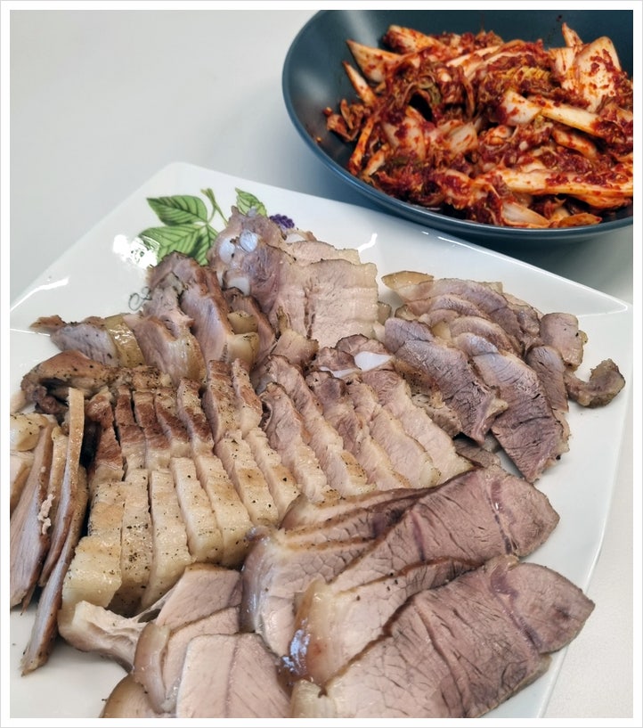 보쌈 삶는법 레시피 보쌈김치 만들기(알배추 겉절이)