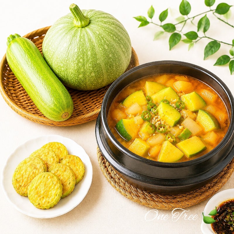 둥근호박 애호박 조선호박 주키니호박 차이 냉장 냉동보관방법 요리활용